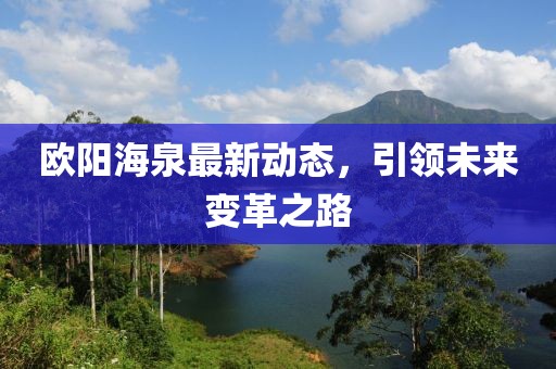 歐陽(yáng)海泉最新動(dòng)態(tài)，引領(lǐng)未來(lái)變革之路