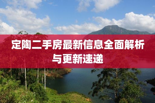 定陶二手房最新信息全面解析與更新速遞