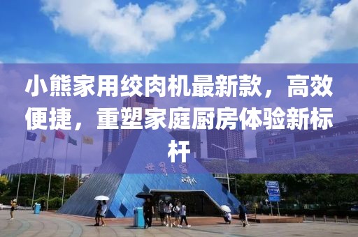 小熊家用絞肉機(jī)最新款，高效便捷，重塑家庭廚房體驗新標(biāo)桿