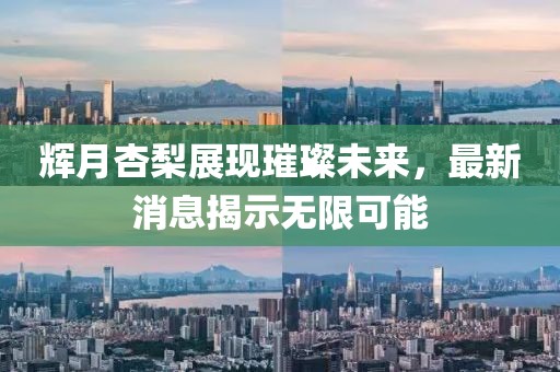 輝月杏梨展現(xiàn)璀璨未來(lái)，最新消息揭示無(wú)限可能