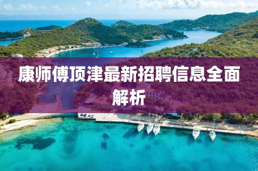康師傅頂津最新招聘信息全面解析