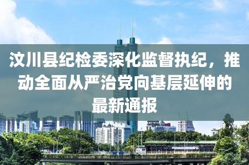 汶川縣紀(jì)檢委深化監(jiān)督執(zhí)紀(jì)，推動全面從嚴(yán)治黨向基層延伸的最新通報