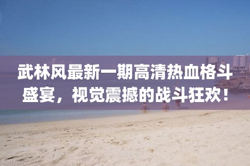 武林風(fēng)最新一期高清熱血格斗盛宴，視覺震撼的戰(zhàn)斗狂歡！