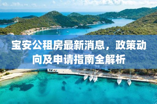 寶安公租房最新消息，政策動向及申請指南全解析