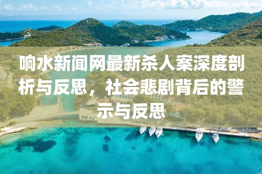 響水新聞網(wǎng)最新殺人案深度剖析與反思，社會(huì)悲劇背后的警示與反思