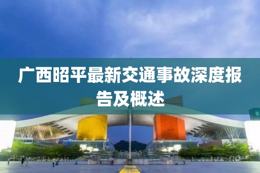 廣西昭平最新交通事故深度報(bào)告及概述