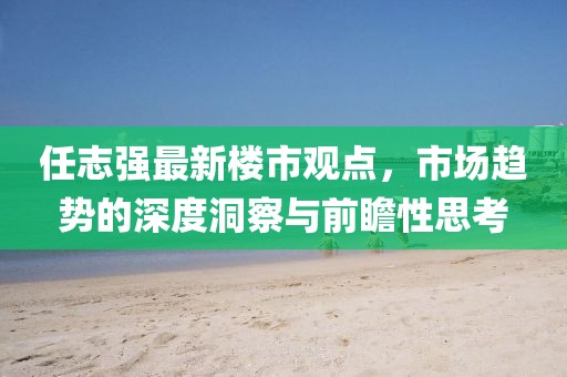 任志強(qiáng)最新樓市觀點(diǎn)，市場(chǎng)趨勢(shì)的深度洞察與前瞻性思考