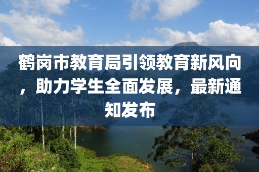 鶴崗市教育局引領(lǐng)教育新風向，助力學生全面發(fā)展，最新通知發(fā)布