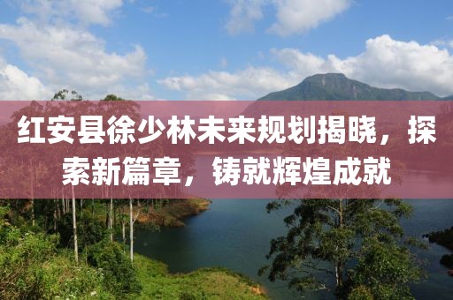 紅安縣徐少林未來(lái)規(guī)劃揭曉，探索新篇章，鑄就輝煌成就