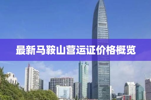 最新馬鞍山營運(yùn)證價(jià)格概覽