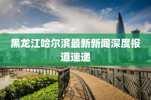 黑龍江哈爾濱最新新聞深度報道速遞