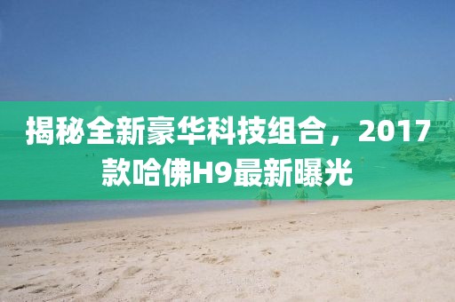 揭秘全新豪華科技組合，2017款哈佛H9最新曝光