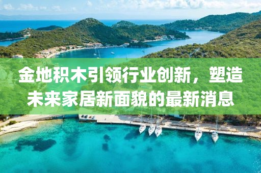 金地積木引領(lǐng)行業(yè)創(chuàng)新，塑造未來家居新面貌的最新消息