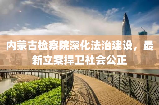 內(nèi)蒙古檢察院深化法治建設(shè)，最新立案捍衛(wèi)社會公正
