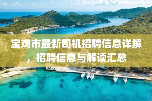 寶雞市最新司機招聘信息詳解，招聘信息與解讀匯總