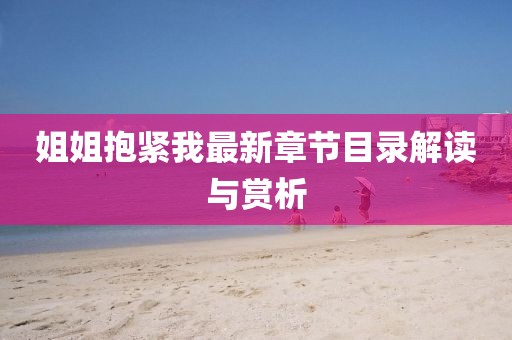姐姐抱緊我最新章節(jié)目錄解讀與賞析