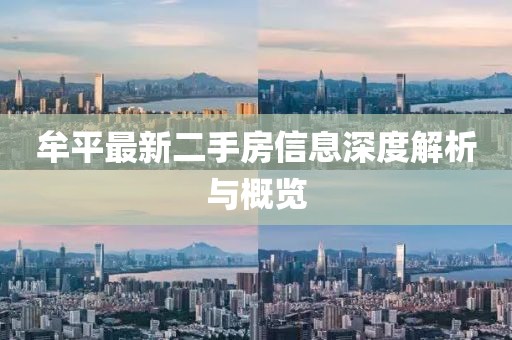 牟平最新二手房信息深度解析與概覽