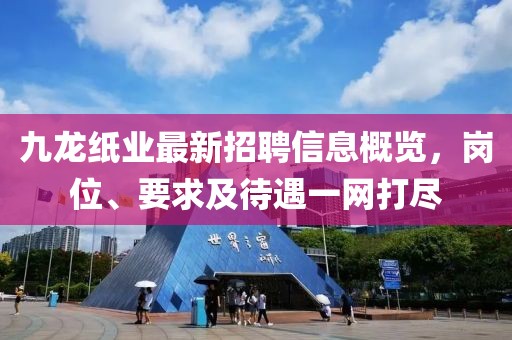 九龍紙業(yè)最新招聘信息概覽，崗位、要求及待遇一網(wǎng)打盡