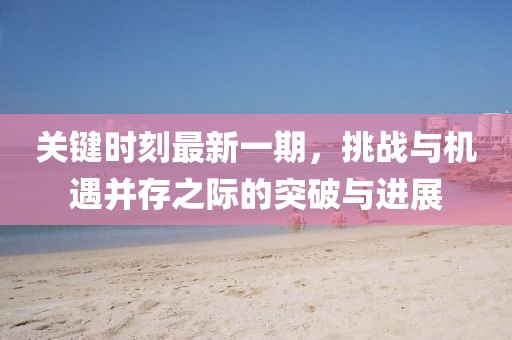 關鍵時刻最新一期，挑戰(zhàn)與機遇并存之際的突破與進展