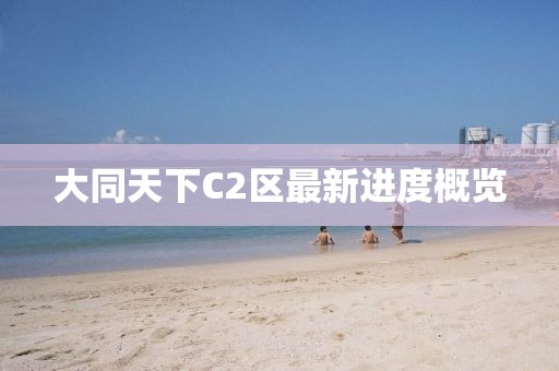 大同天下C2區(qū)最新進度概覽