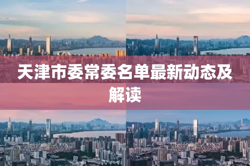 天津市委常委名單最新動態(tài)及解讀