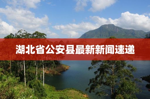 湖北省公安縣最新新聞速遞