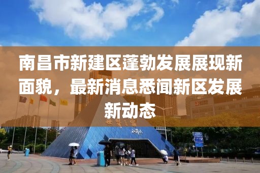 南昌市新建區(qū)蓬勃發(fā)展展現(xiàn)新面貌，最新消息悉聞新區(qū)發(fā)展新動態(tài)