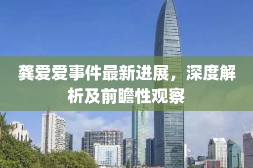 龔愛愛事件最新進(jìn)展，深度解析及前瞻性觀察