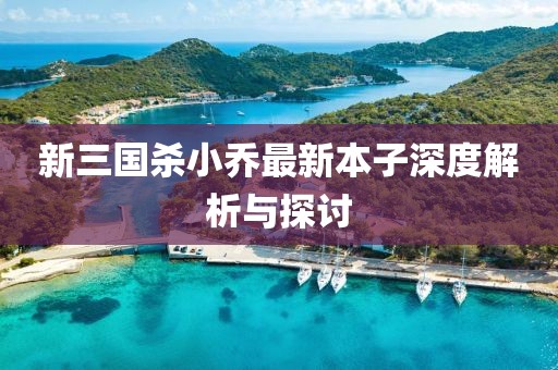 新三國(guó)殺小喬最新本子深度解析與探討
