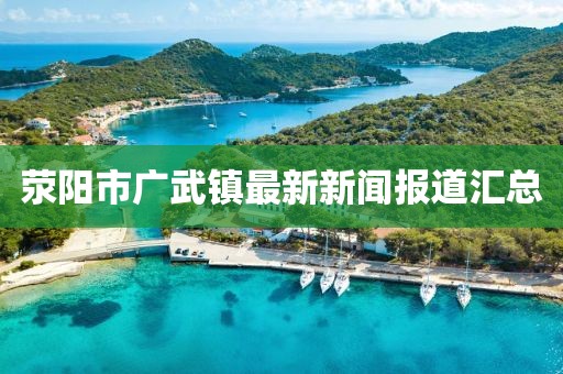 滎陽市廣武鎮(zhèn)最新新聞報(bào)道匯總