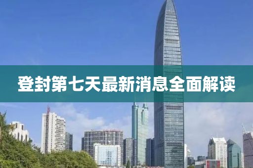 登封第七天最新消息全面解讀
