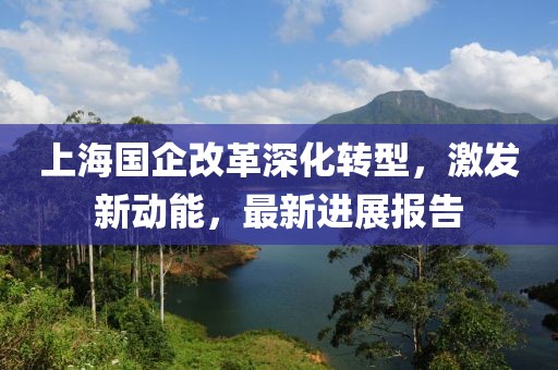 上海國企改革深化轉(zhuǎn)型，激發(fā)新動能，最新進(jìn)展報(bào)告