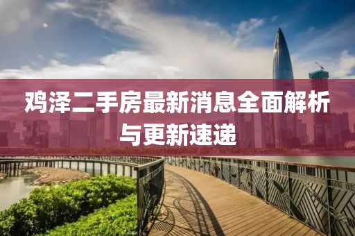 雞澤二手房最新消息全面解析與更新速遞