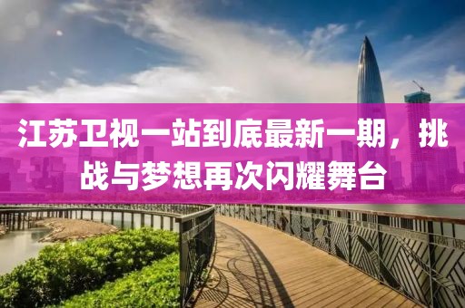 江蘇衛(wèi)視一站到底最新一期，挑戰(zhàn)與夢(mèng)想再次閃耀舞臺(tái)