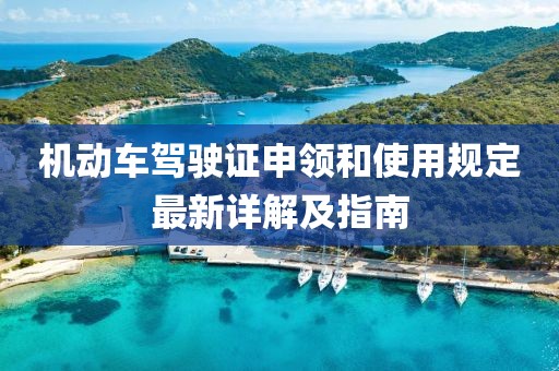 機動車駕駛證申領和使用規(guī)定最新詳解及指南