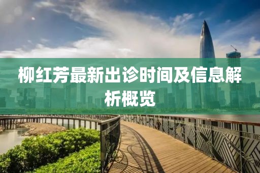 柳紅芳最新出診時(shí)間及信息解析概覽