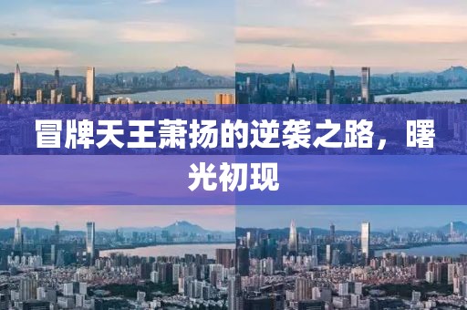 冒牌天王蕭揚(yáng)的逆襲之路，曙光初現(xiàn)