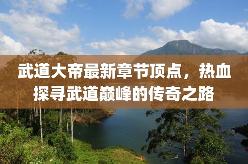 武道大帝最新章節(jié)頂點(diǎn)，熱血探尋武道巔峰的傳奇之路