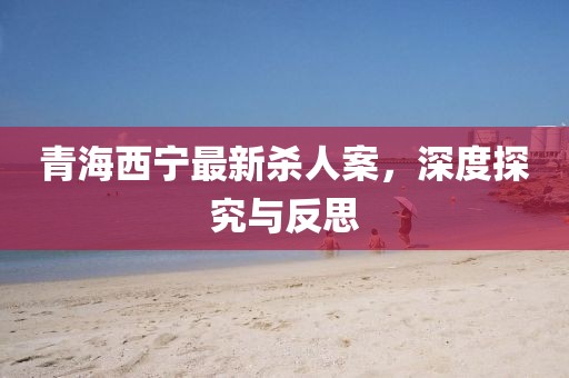 青海西寧最新殺人案，深度探究與反思
