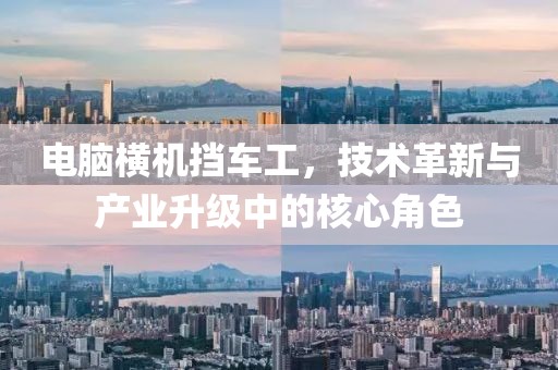 電腦橫機(jī)擋車工，技術(shù)革新與產(chǎn)業(yè)升級(jí)中的核心角色