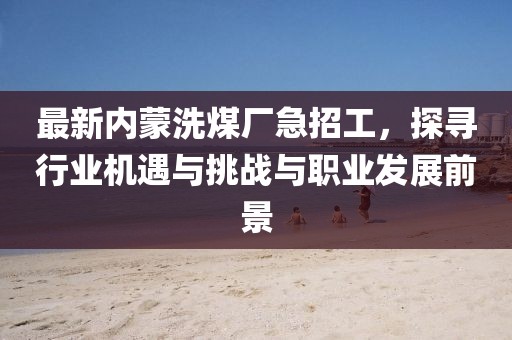 最新內(nèi)蒙洗煤廠急招工，探尋行業(yè)機(jī)遇與挑戰(zhàn)與職業(yè)發(fā)展前景