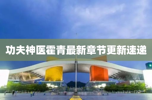 功夫神醫(yī)霍青最新章節(jié)更新速遞