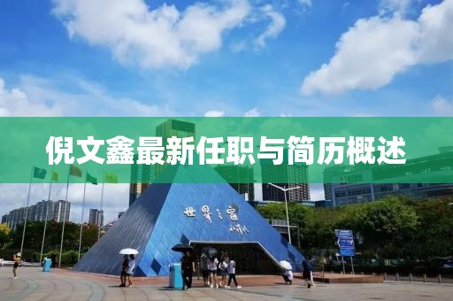 倪文鑫最新任職與簡歷概述