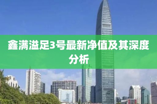 鑫滿溢足3號最新凈值及其深度分析