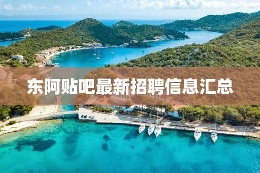 東阿貼吧最新招聘信息匯總